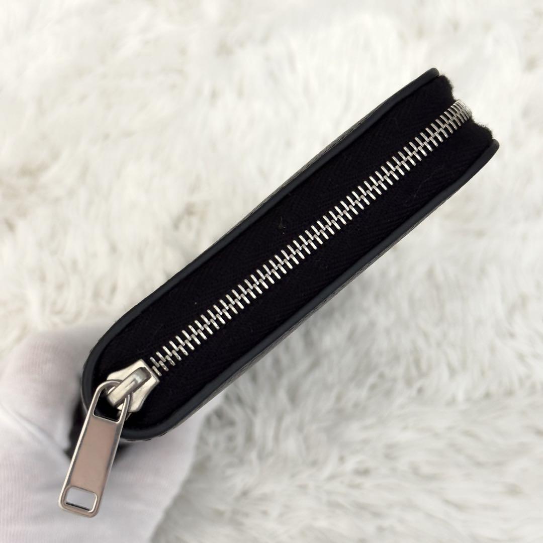 極上美品✨CELINE セリーヌ 財布 ラウンドファスナー ブラック レザー