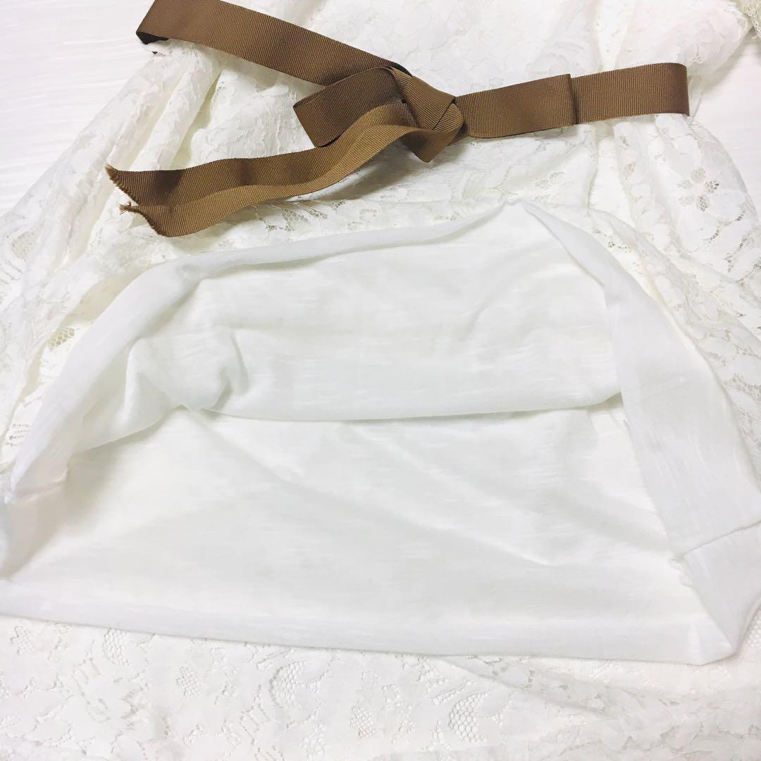 モードフルーレ レー ス チュニック/ワンピース free size　新品