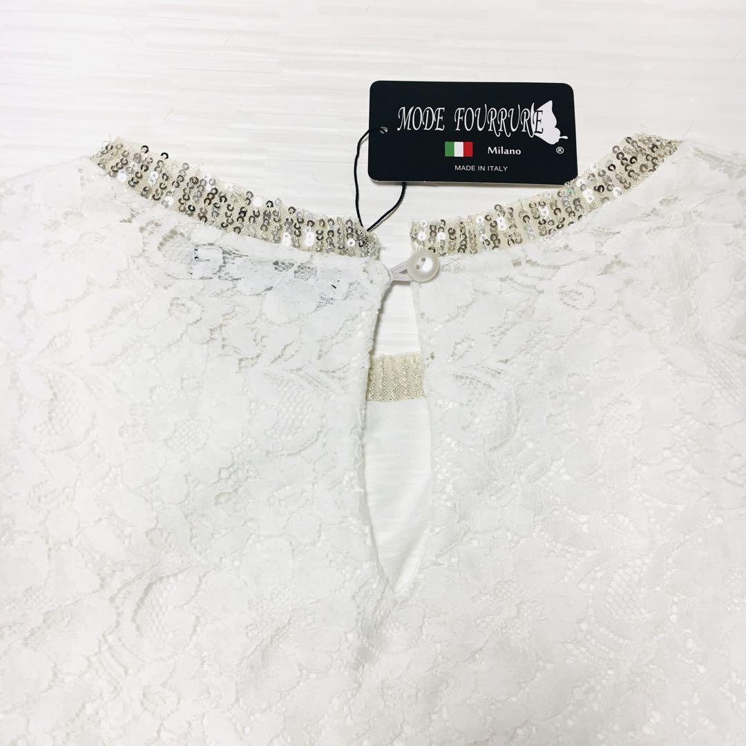 モードフルーレ レー ス チュニック/ワンピース free size　新品