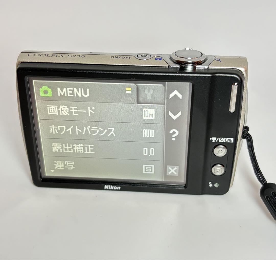 ★美品★Nikon COOLPIX S230 シルバー　付属品完備
