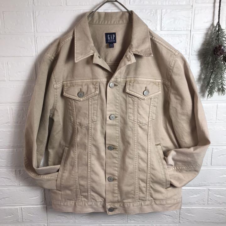 1990s GAP ブリーチ　ブラックデニムジャケット 1990s GAP ブリーチ ブラックデニムジャケット