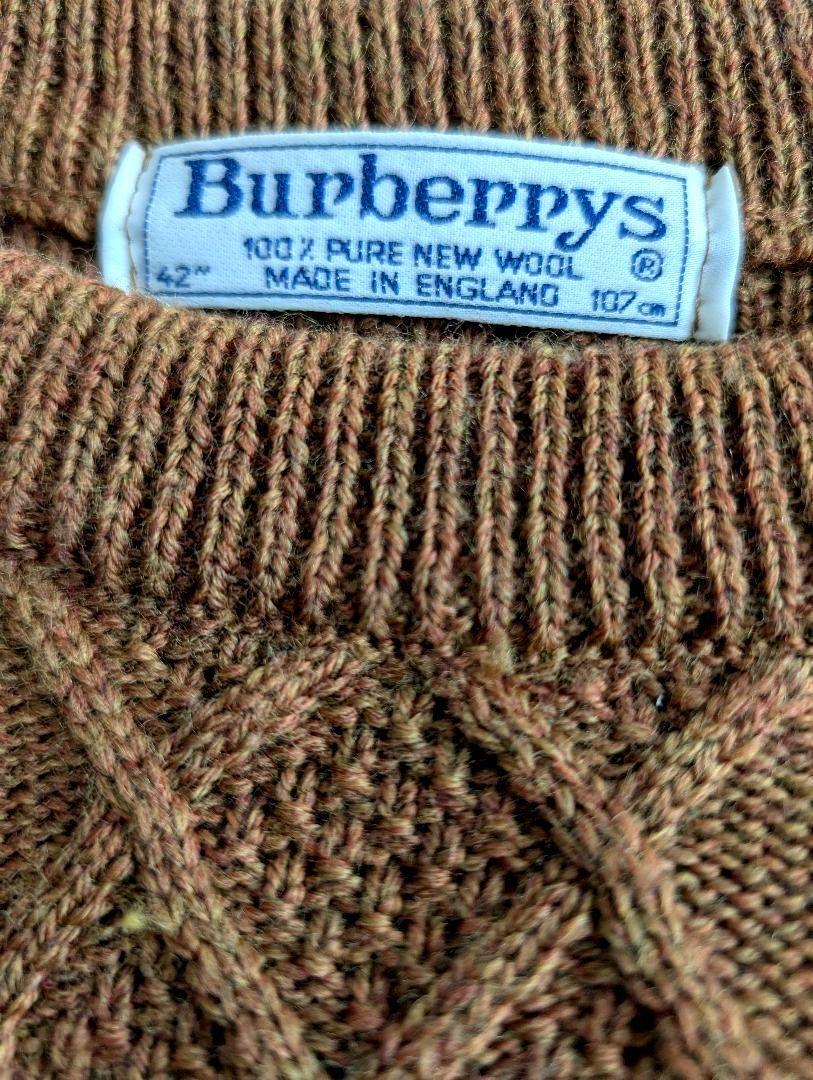Burberrys 　バーバリー　ケーブルニットセーター 107cm　42サイズ