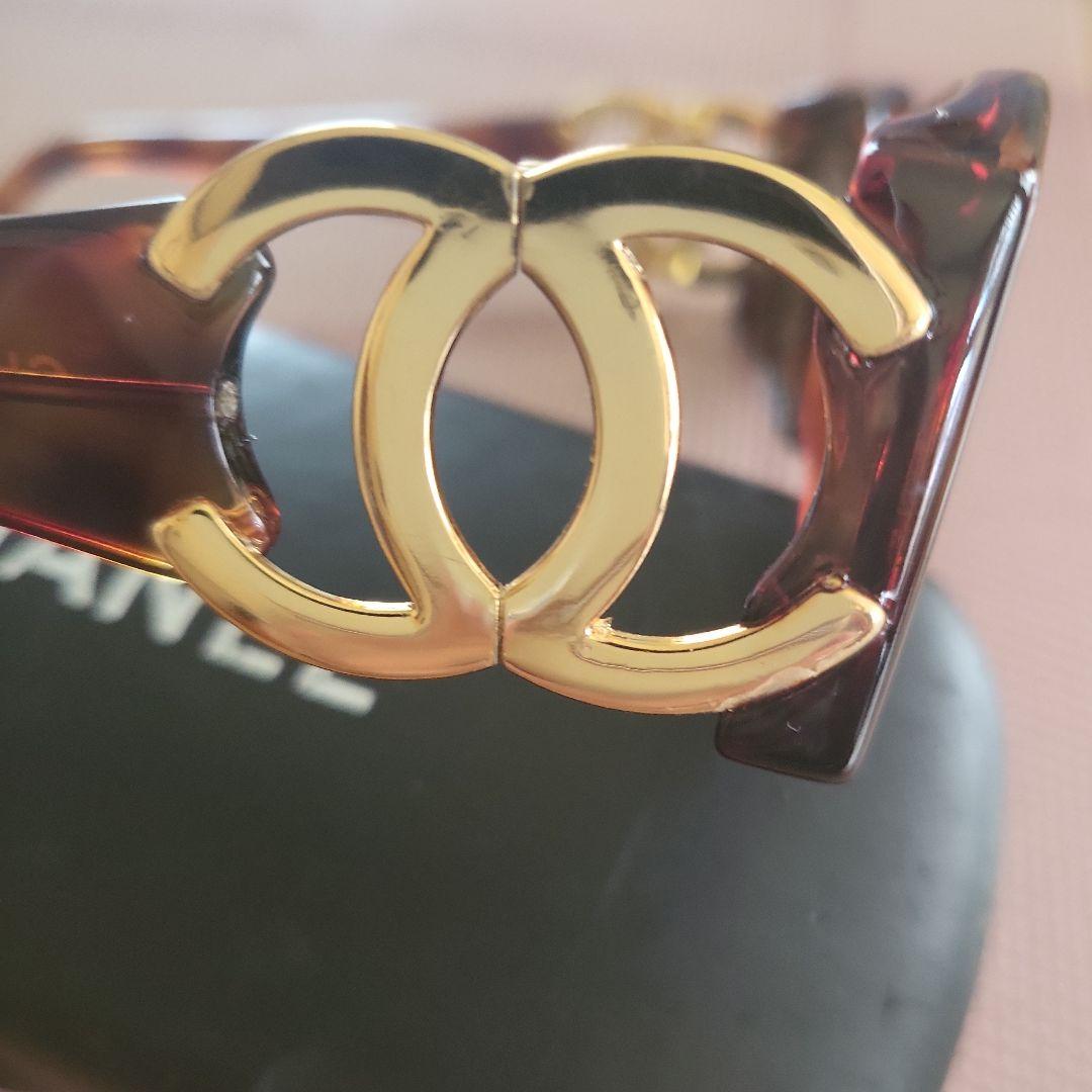 CHANEL トートイスサングラス ケース付き