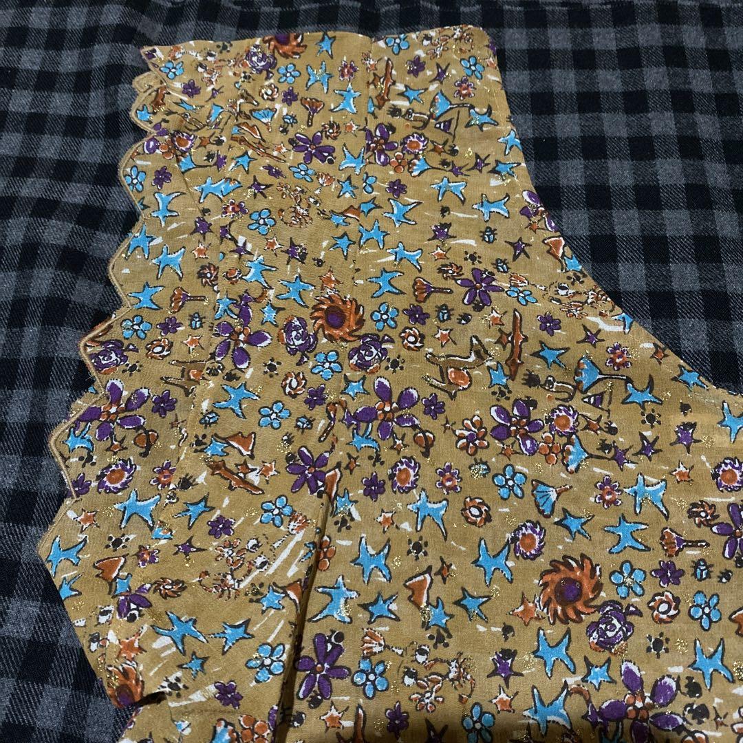 ★新品•タグ付★TSUMORI CHISATO★さばくの花コットンT(ブラウン)