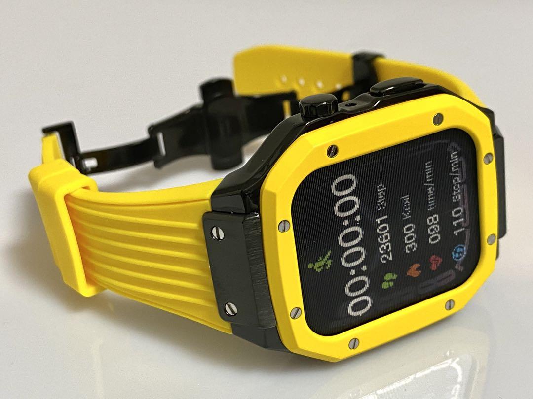 258アップルウォッチカバーケース　Apple Watchラバーバンドベルト