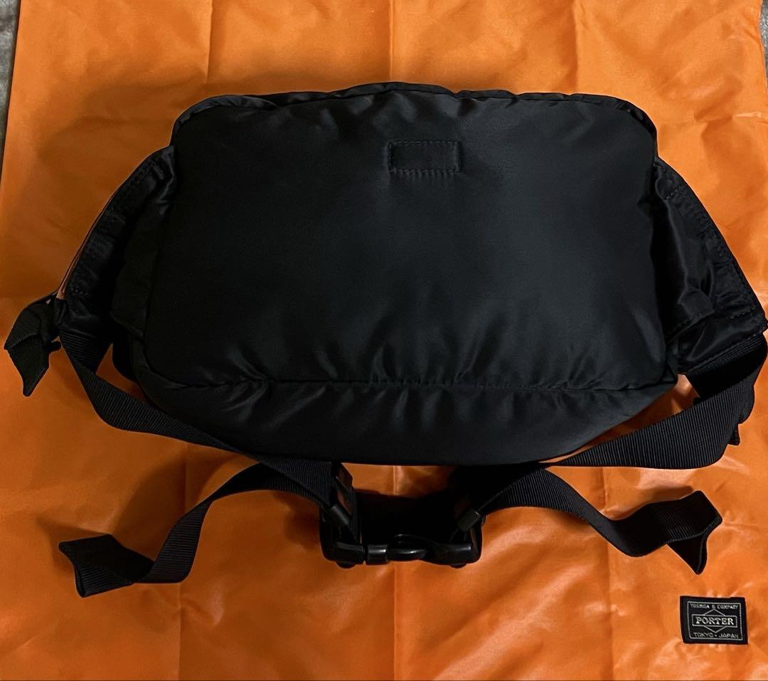 【外観極美品】PORTER タンカー　ウエストバック 黒