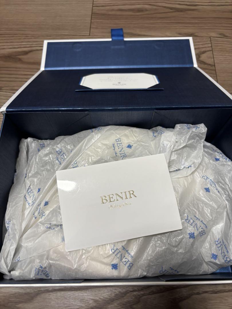 ブライダルシューズ BENIR ホワイト レース 39 ヒール12㎝
