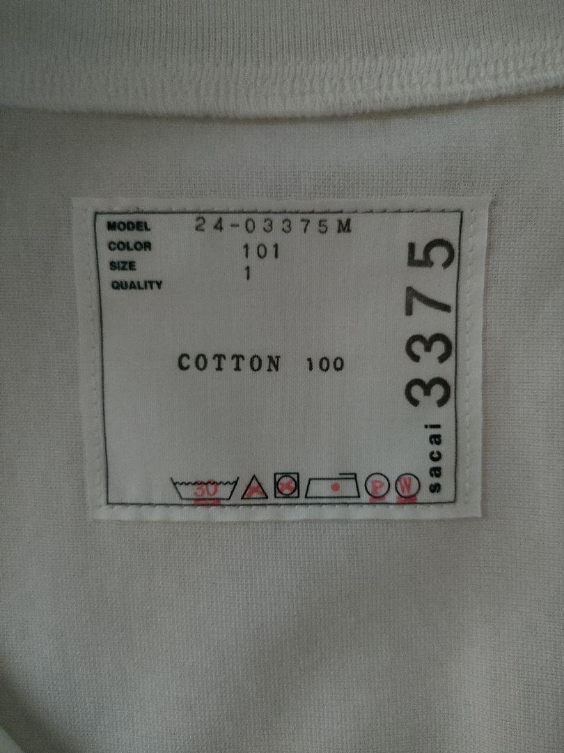 【新品】sacai cotton pullover　サカイ　ポロシャツ 新品】sacai cotton pullover サカイ ポロシャツ - メルカリ