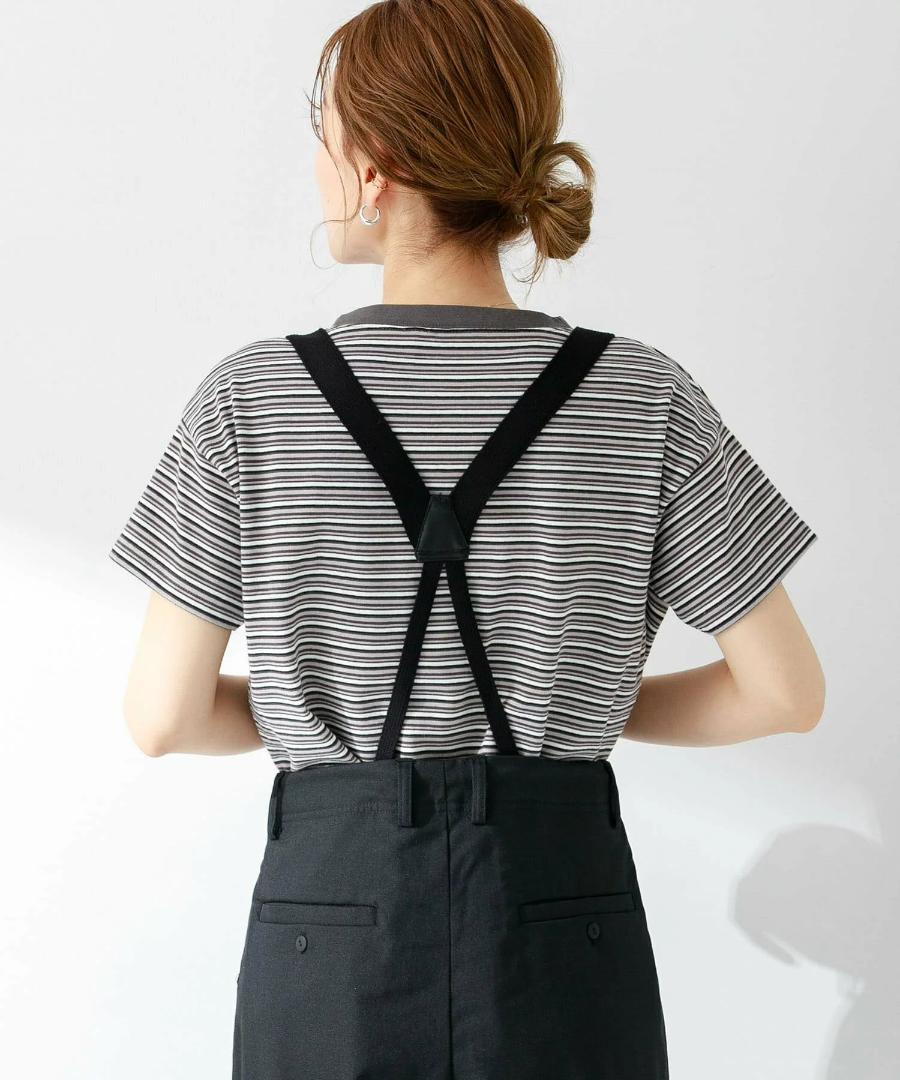 新品◆サニーレーベル◆サスペンダー付きパンツ《ブラック：36》アーバンリサーチ
