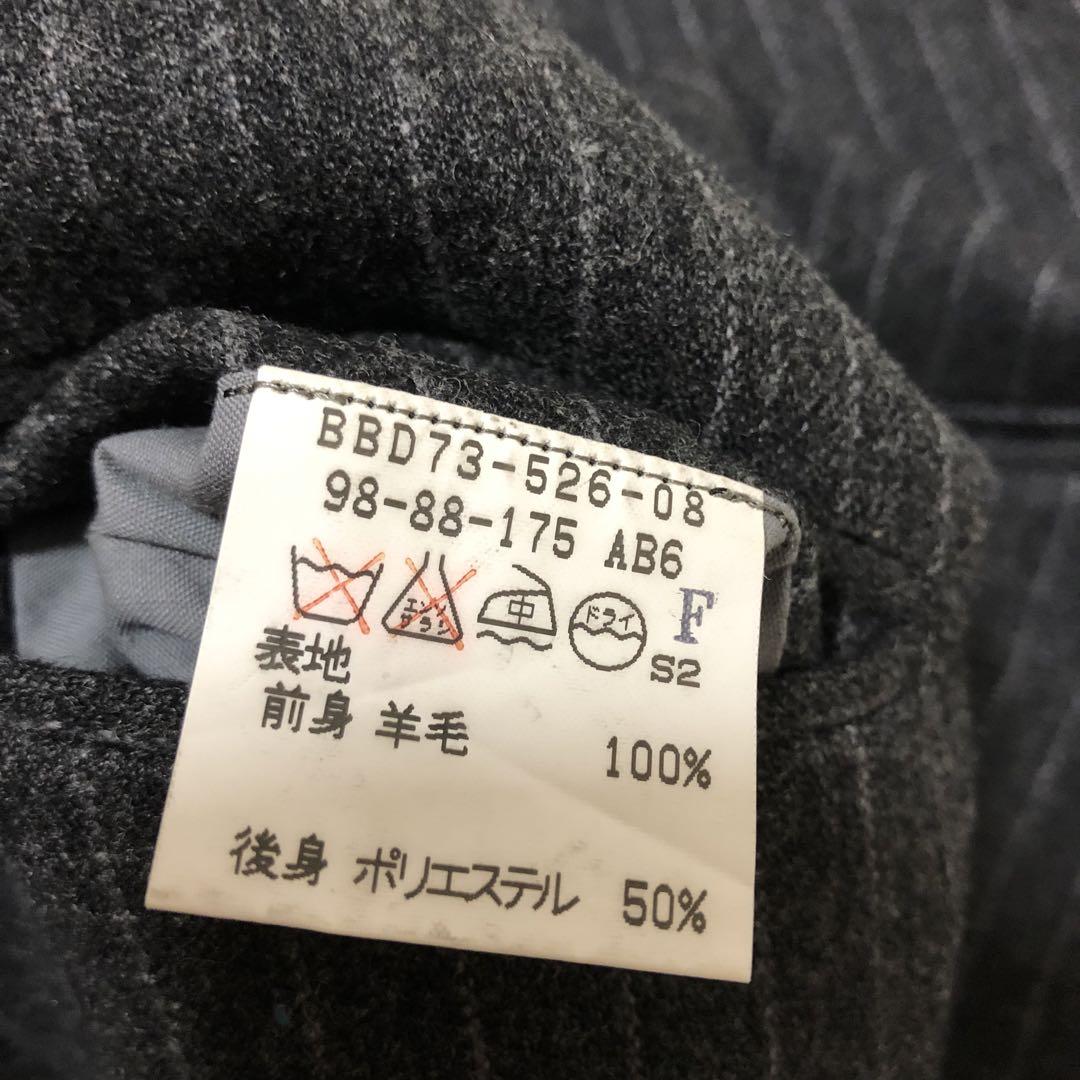 バーバリー　ストライプスリーピース　サイズＭ　グレー