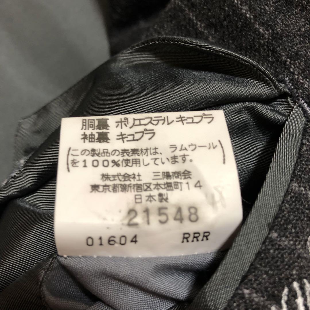 バーバリー　ストライプスリーピース　サイズＭ　グレー
