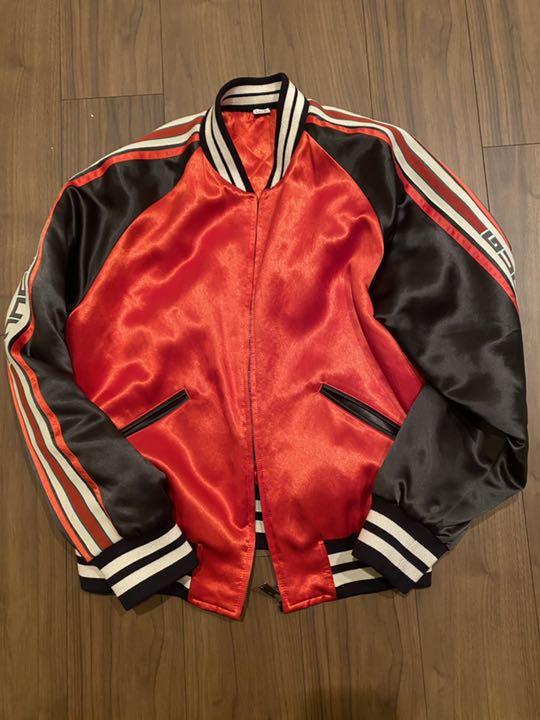 超新作】 GUCCI スカジャン 18SS リバーシブル サテン ジャケット ...