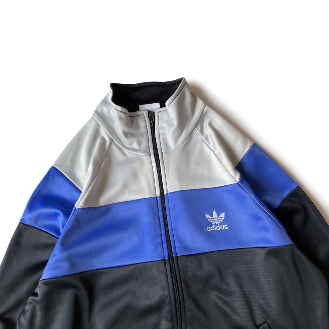 80's adidas USA製 トラックジャケット トレフォイル メンズ
