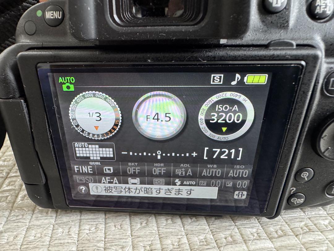美品 Nikon D5200 デジタル一眼レフカメラ
