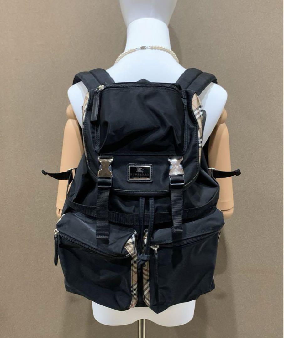 美品　BURBERRY バーバリー バッグ リュックサック 大容量 ノバチェック