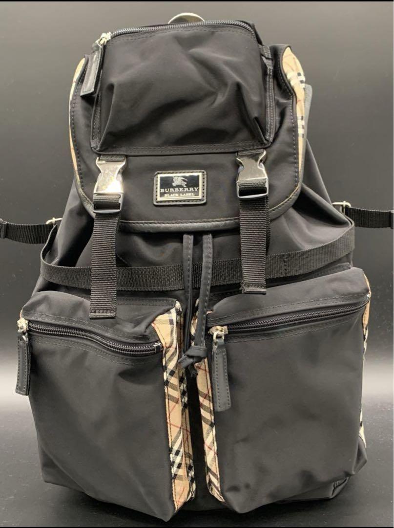 美品　BURBERRY バーバリー バッグ リュックサック 大容量 ノバチェック