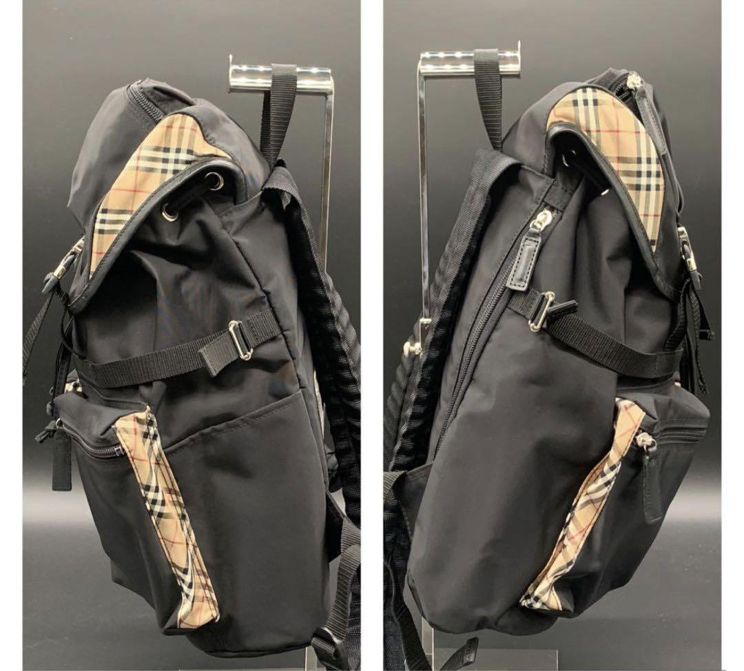 美品　BURBERRY バーバリー バッグ リュックサック 大容量 ノバチェック
