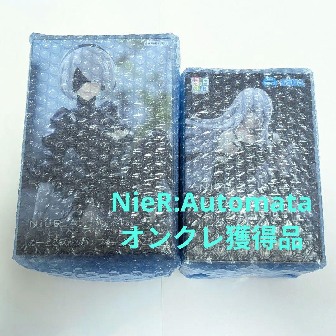 NieR：Automata ちょこのせ&ぬーどるストッパー4点セット NieR:Automata Ver1.1a ぬーどるストッパーフィギュア 2B ちょこ