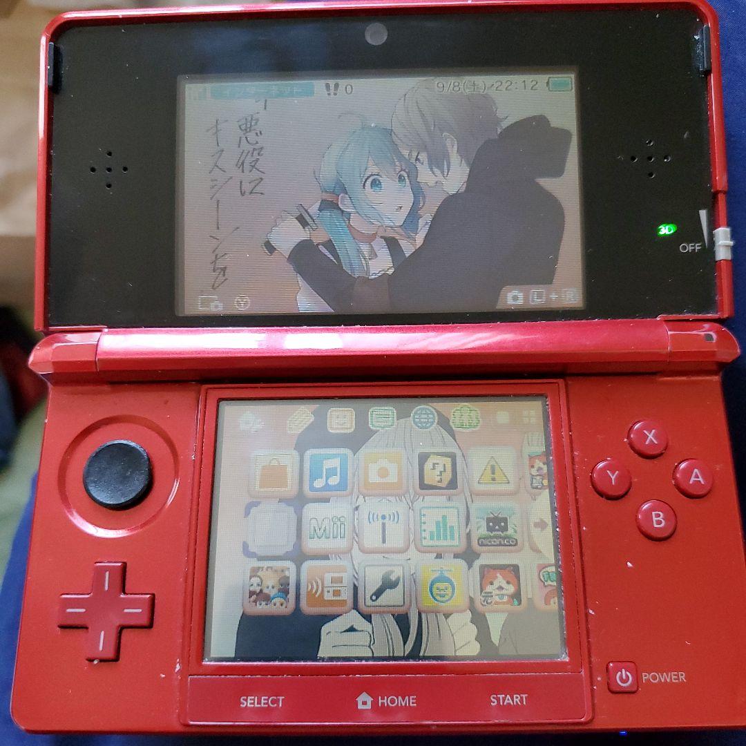 ニンテンドー3DS 本体 レッド その他ソフト