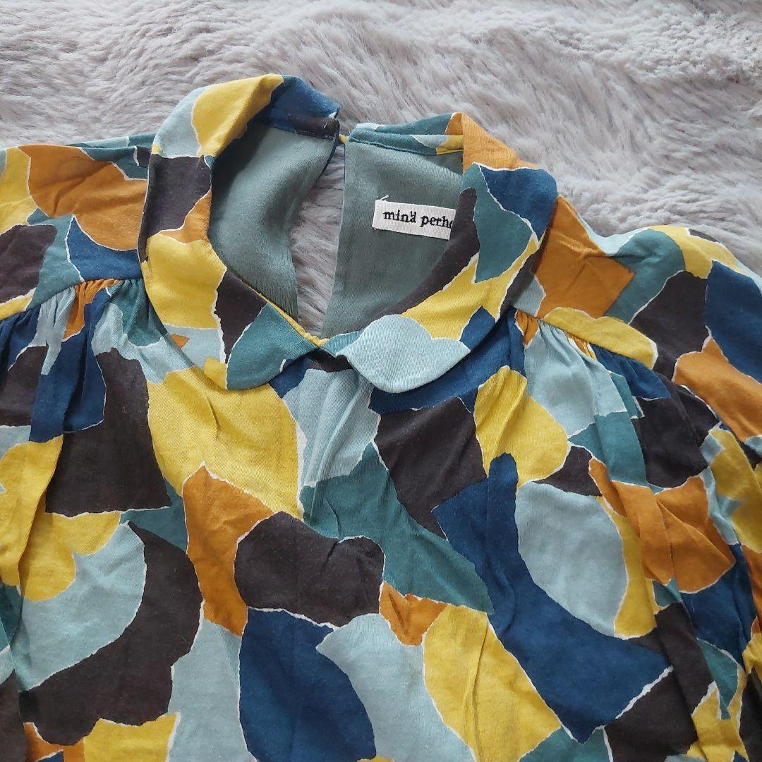 【高価値】 ミナペルホネン foliage ワンピース 130 キッズ服(100cm~) ワンピース