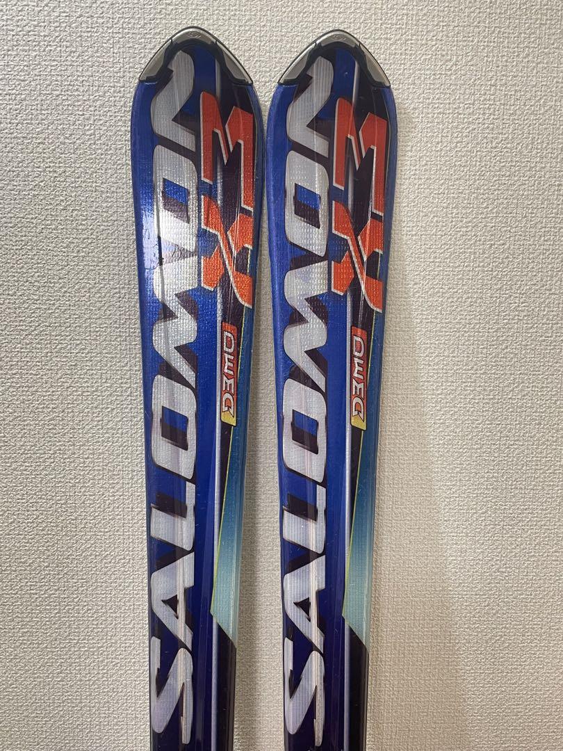 SALOMON DEMO X3 スキー 板 165cm ストック2本付き