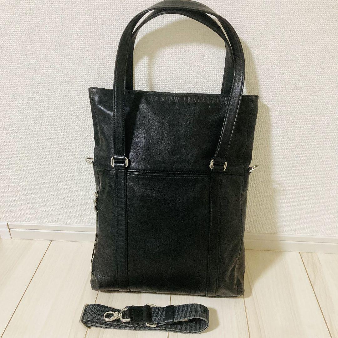 アニアリ aniary 2way BK 黒 レザー ショルダーバッグ 牛革