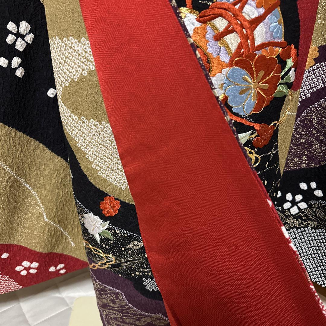 絞り豪華な刺繍