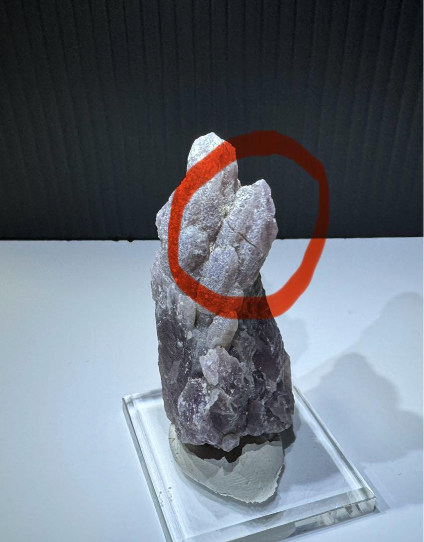 国産鉱物 紫水晶4点セット 山形県産