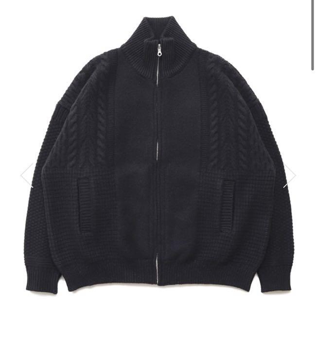 【YASHIKI】21aw Akane Knit Blouson/ブラック