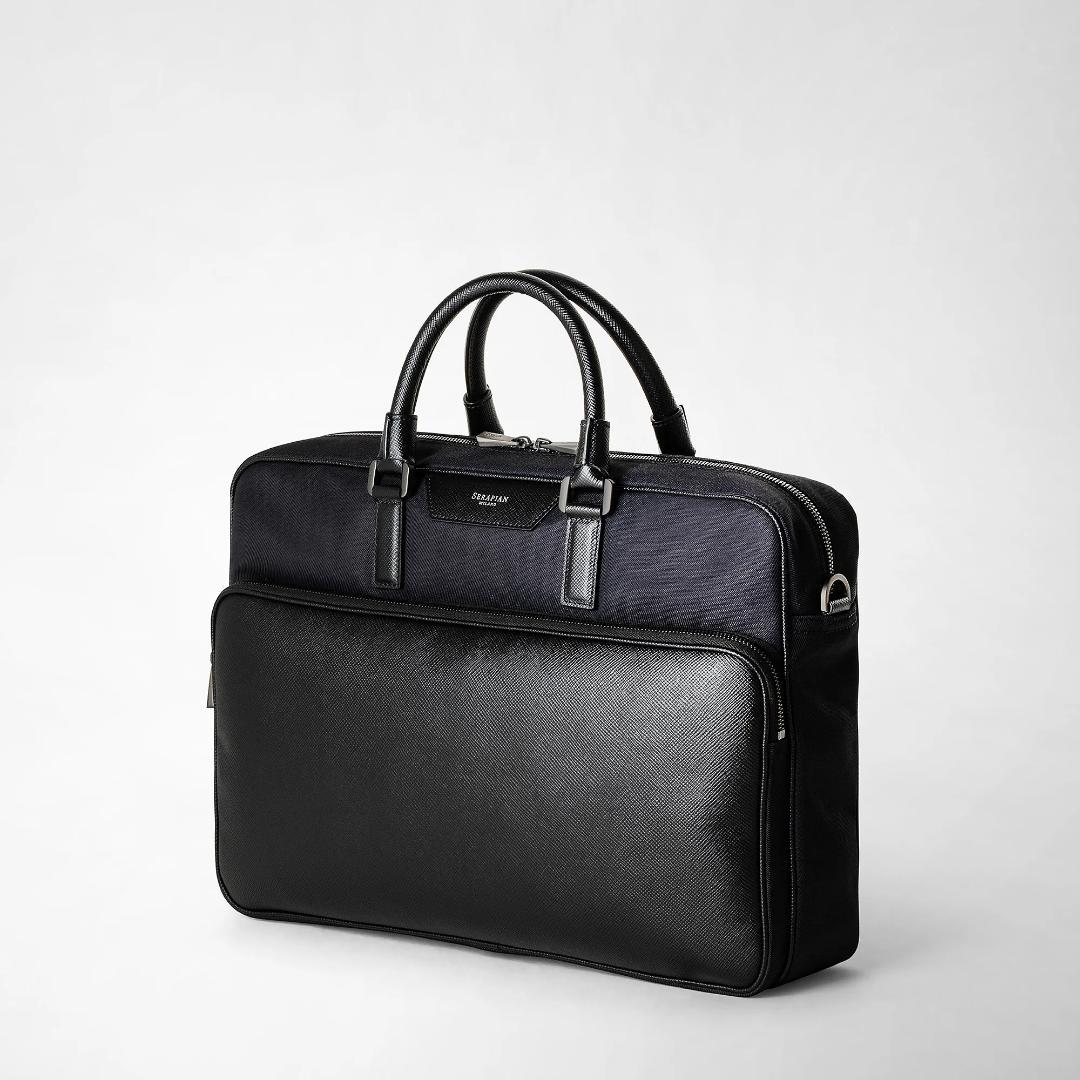 【新品19万タグ付】SERAPIANセラピアン　イタリア製ブリーフケース２WAY