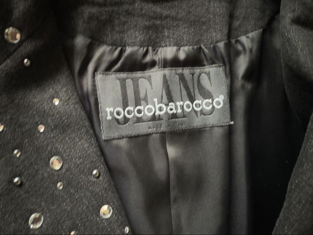 roccobarocco JEANS スタッズテーラードジャケット イタリア