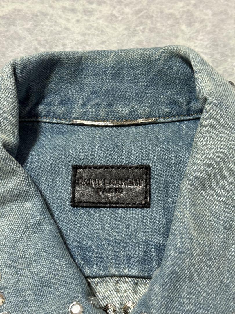 SAINT LAURENT 2016SS サンローラン エディ クリスタルデニム