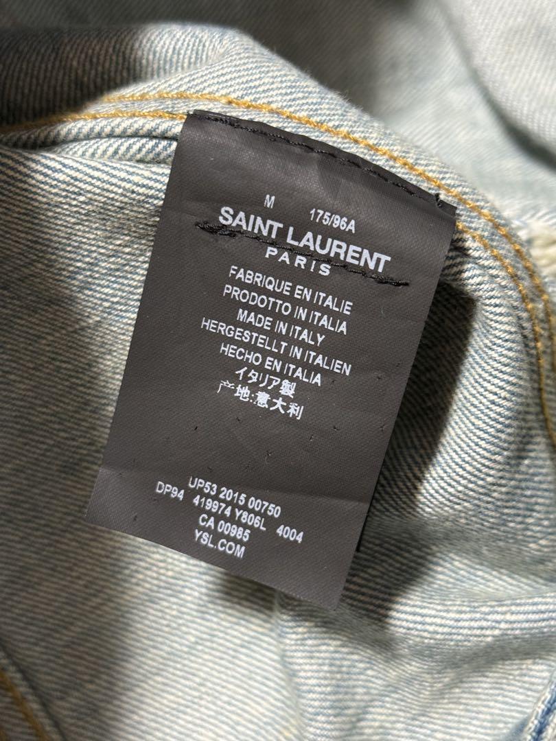 SAINT LAURENT 2016SS サンローラン エディ クリスタルデニム