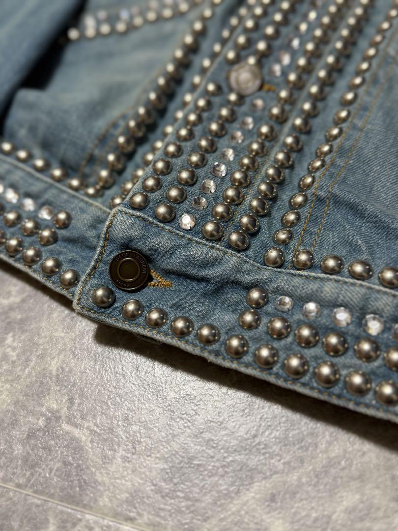SAINT LAURENT 2016SS サンローラン エディ クリスタルデニム