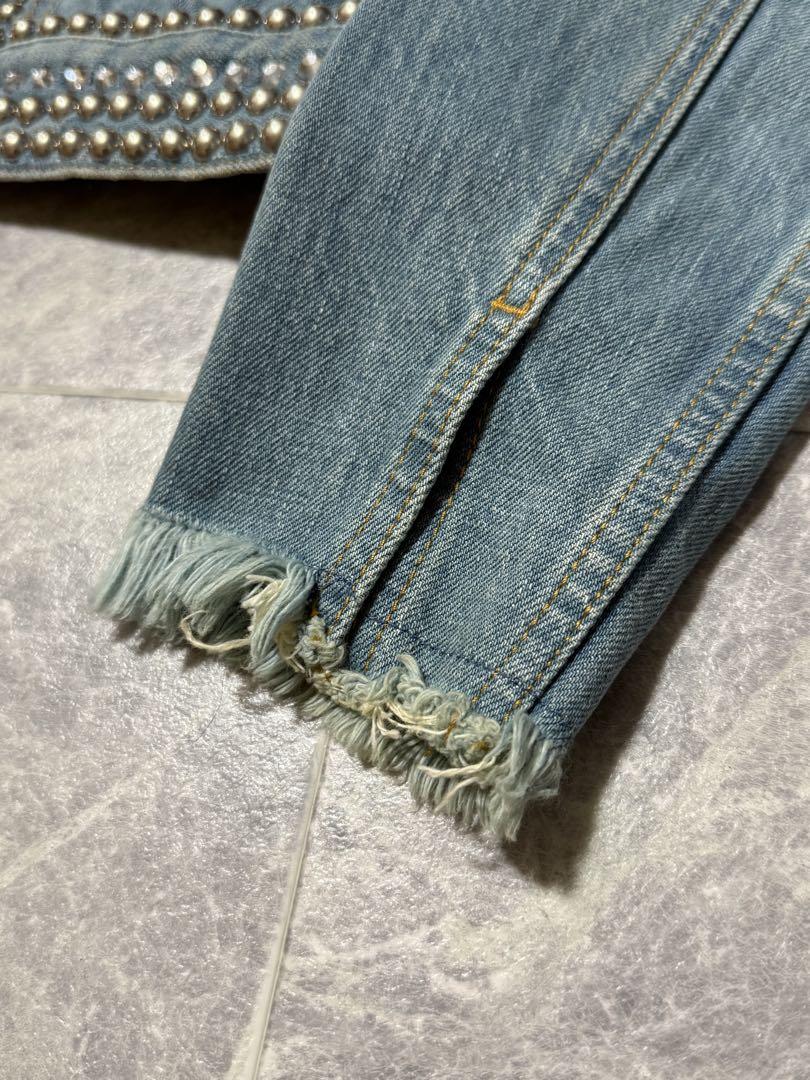 SAINT LAURENT 2016SS サンローラン エディ クリスタルデニム