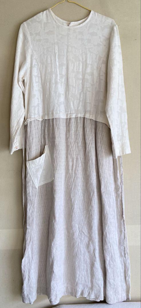 Cotton house Aya コットンハウスアヤ　綿麻ワンピース
