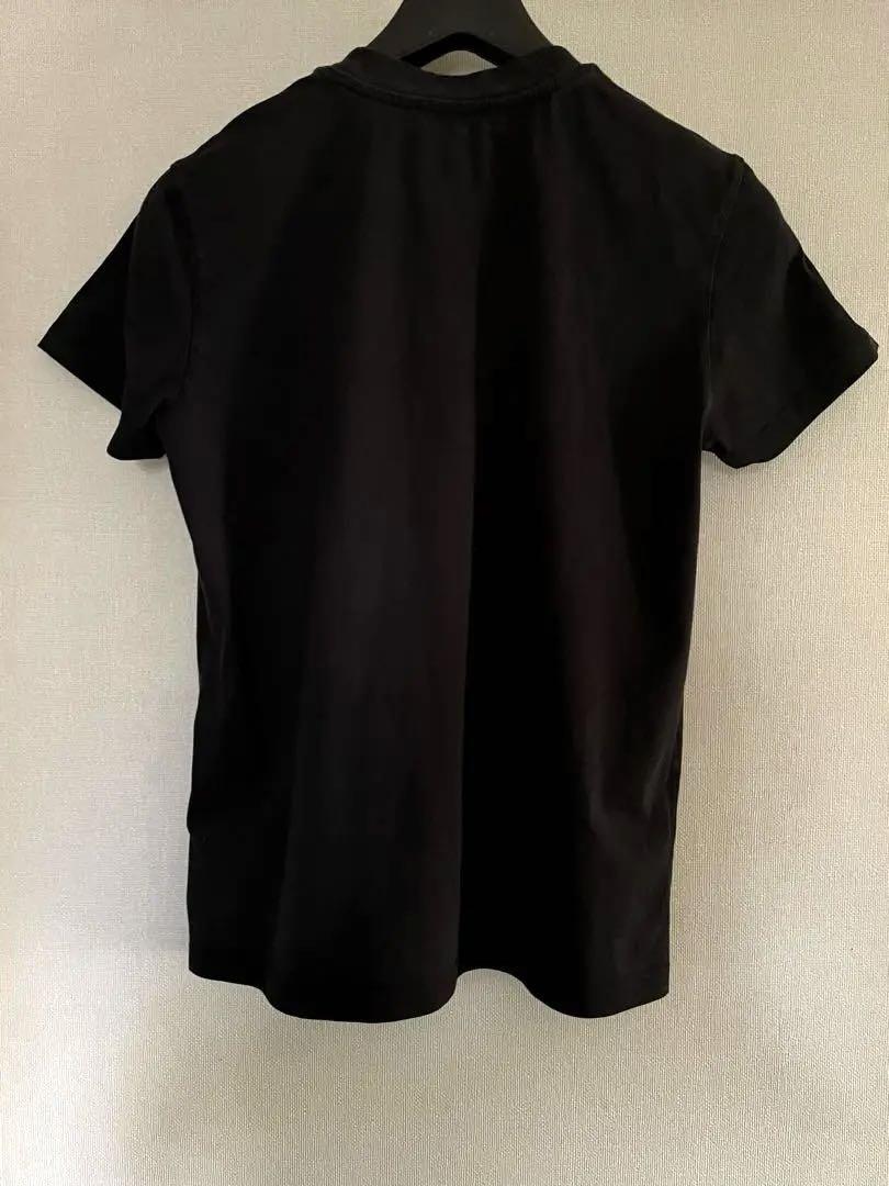 ♦︎モンクレール　刺繍ロゴTシャツ Ｓ　　ブラック999