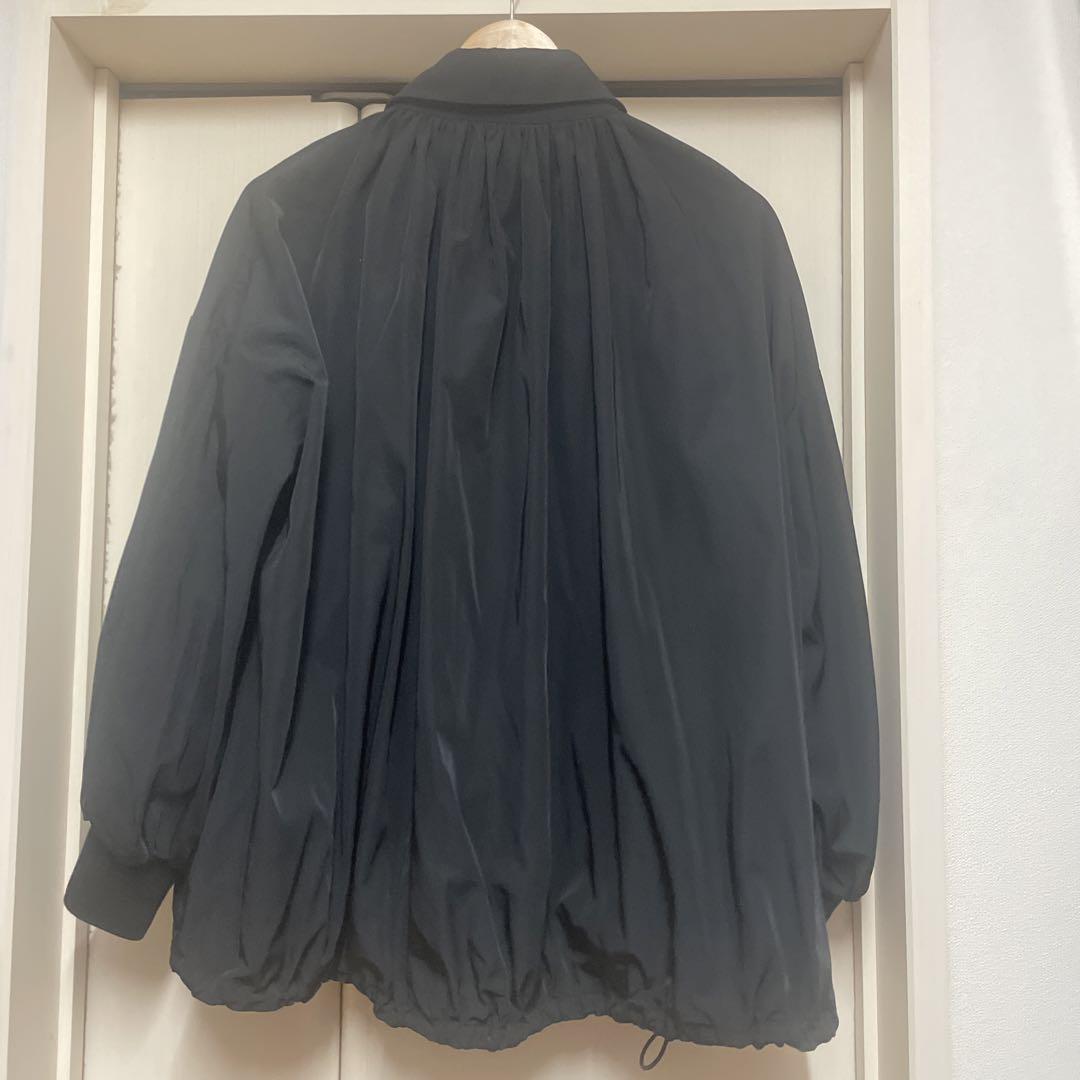 マチャット 黒 バルーンシルエット ジャケット