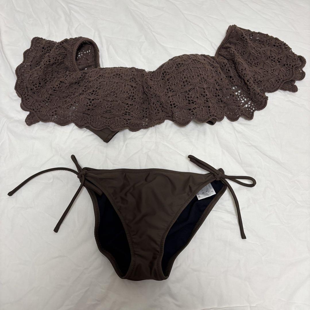 超美品☆peak&pine ピークアンドパイン　オフショル　水着