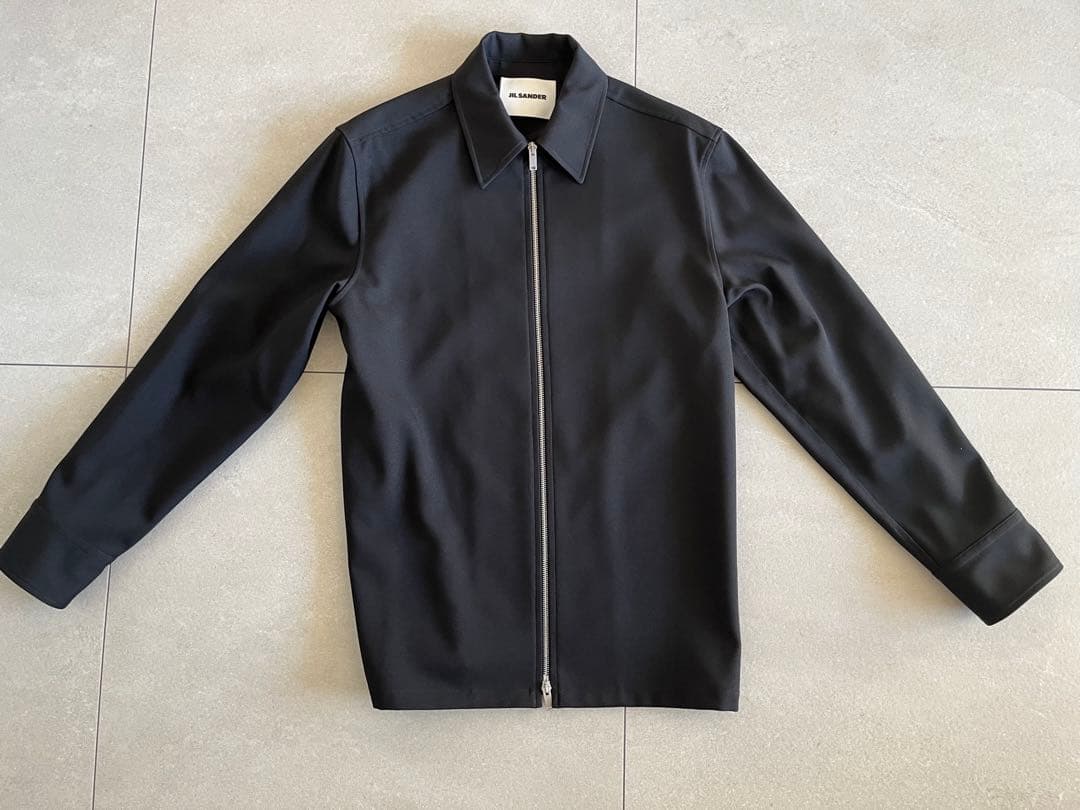 JIL SANDER】ジルサンダー ジップアップシャツ - メルカリ