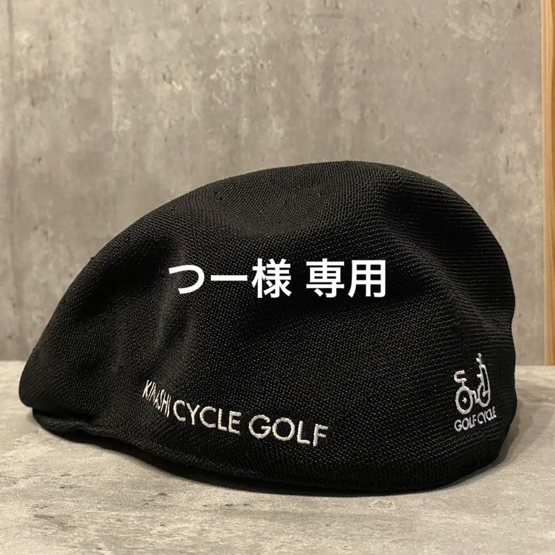【木梨サイクル】完売品 KINASHICYCLE GOLF ハンチング ブラック