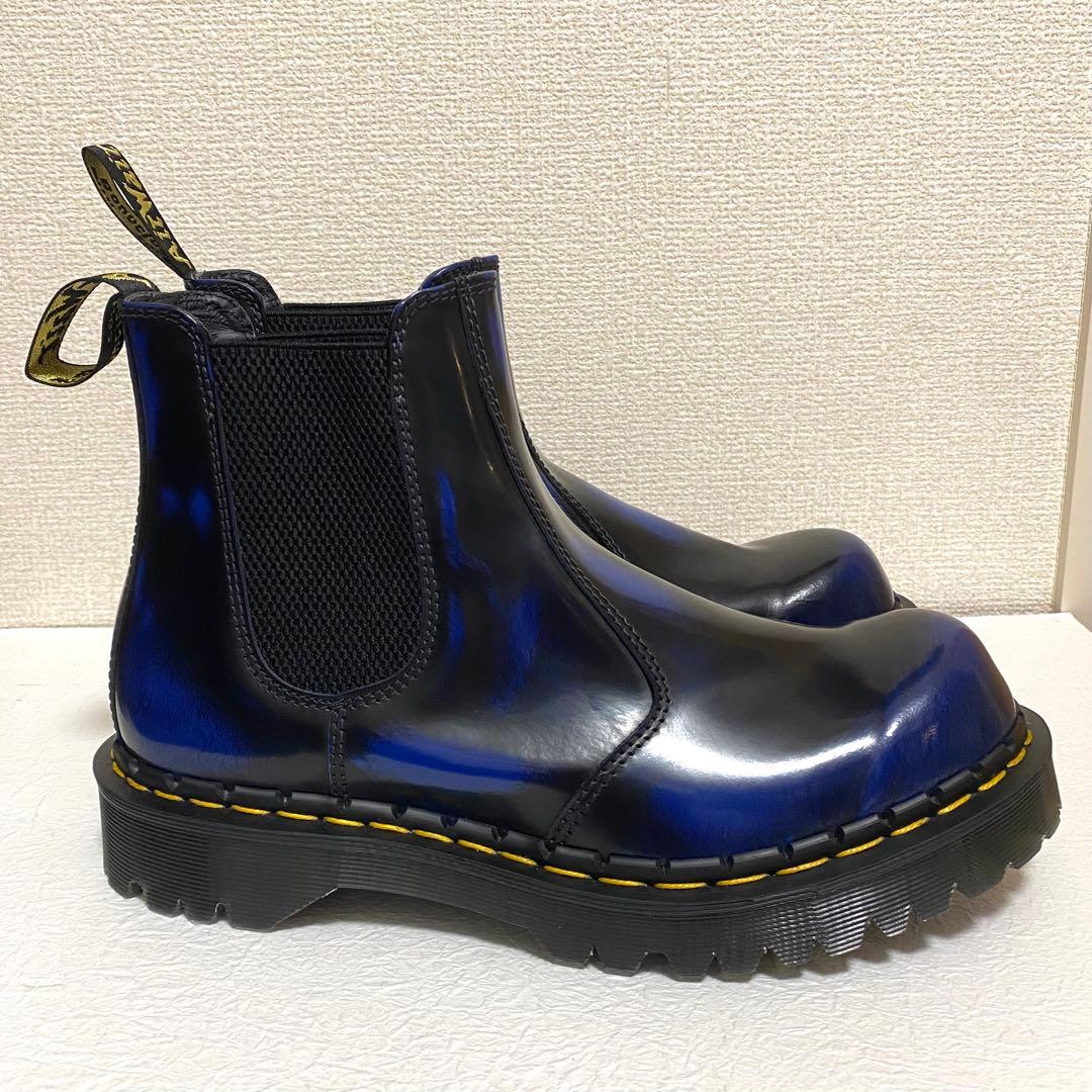 [特価]未使用DrMartensMIE2976RUBOFFチェルシー青黒27英国