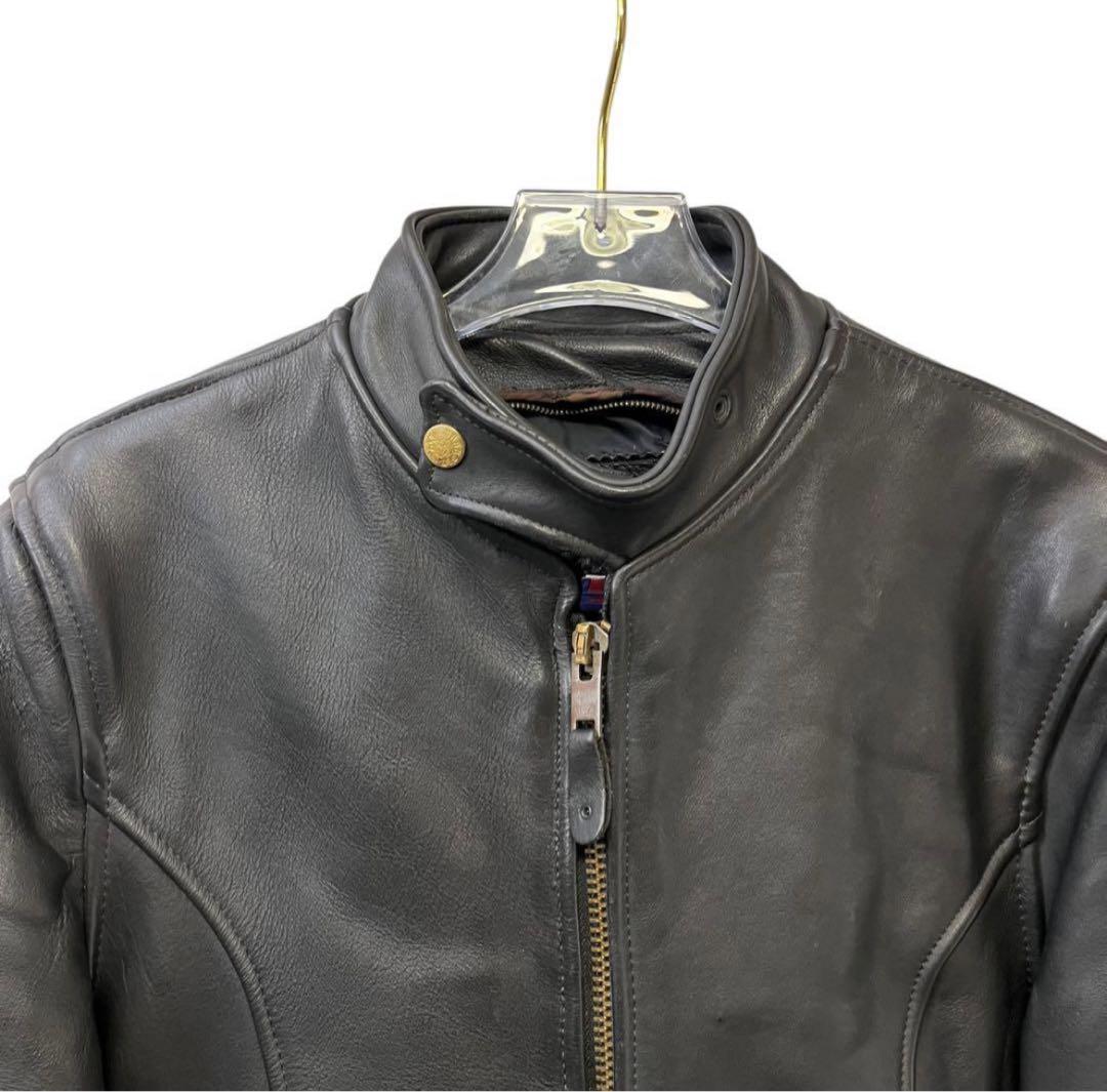 【USA製】BRANDAD GARMENTS レザー　ジャケット　シングル