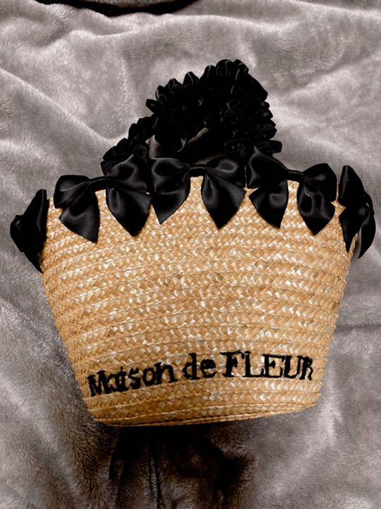 今季一番 Maison de FLEUR メゾンドフルール リボンかごバッグ ブラック pojoaju.org.py 今季一番 Maison de FLEUR メゾンドフルール リボンかごバッグ ブラック pojoaju.org.py