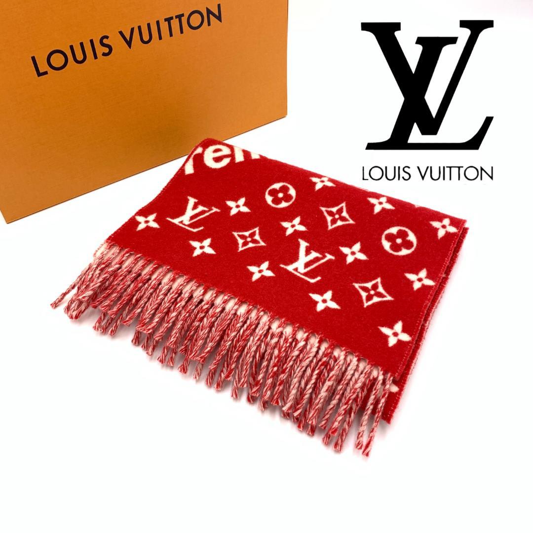 LOUIS VUITTON × SUPREME シュプリーム モノグラムマフラー