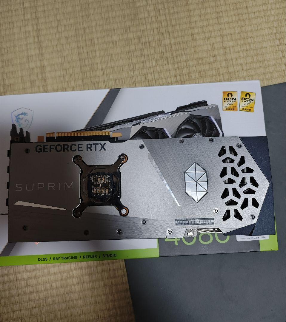 グラフィックボード・グラボ・ビデオカード MSI SUPRIM X GeForce RTX 4080 16GB GDDR6