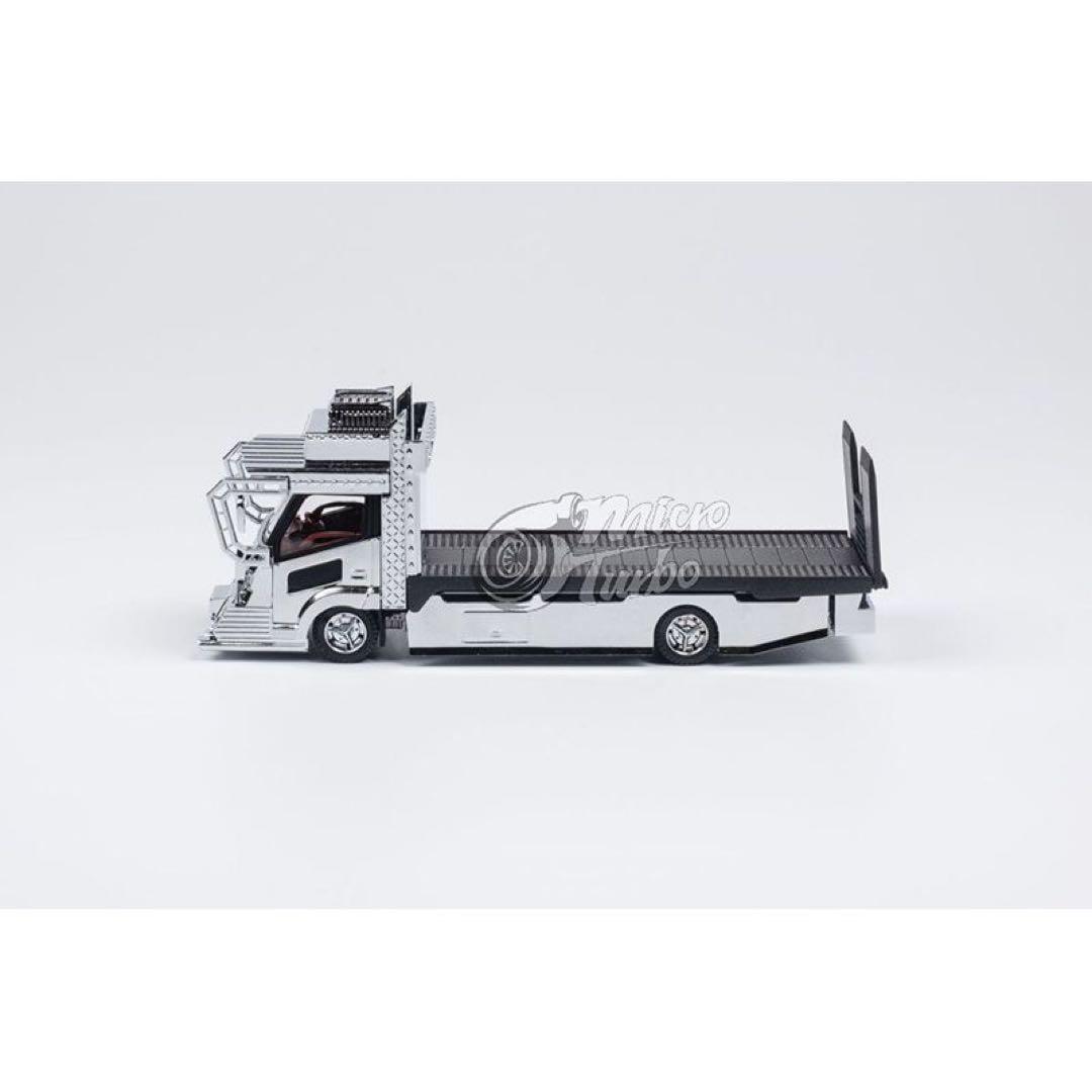 匿名発送　64/1Micro turbo 積載車デコトラ Amazon.co.jp: 込 1 64 Micro Turbo PEAKO デコトラ 積載車