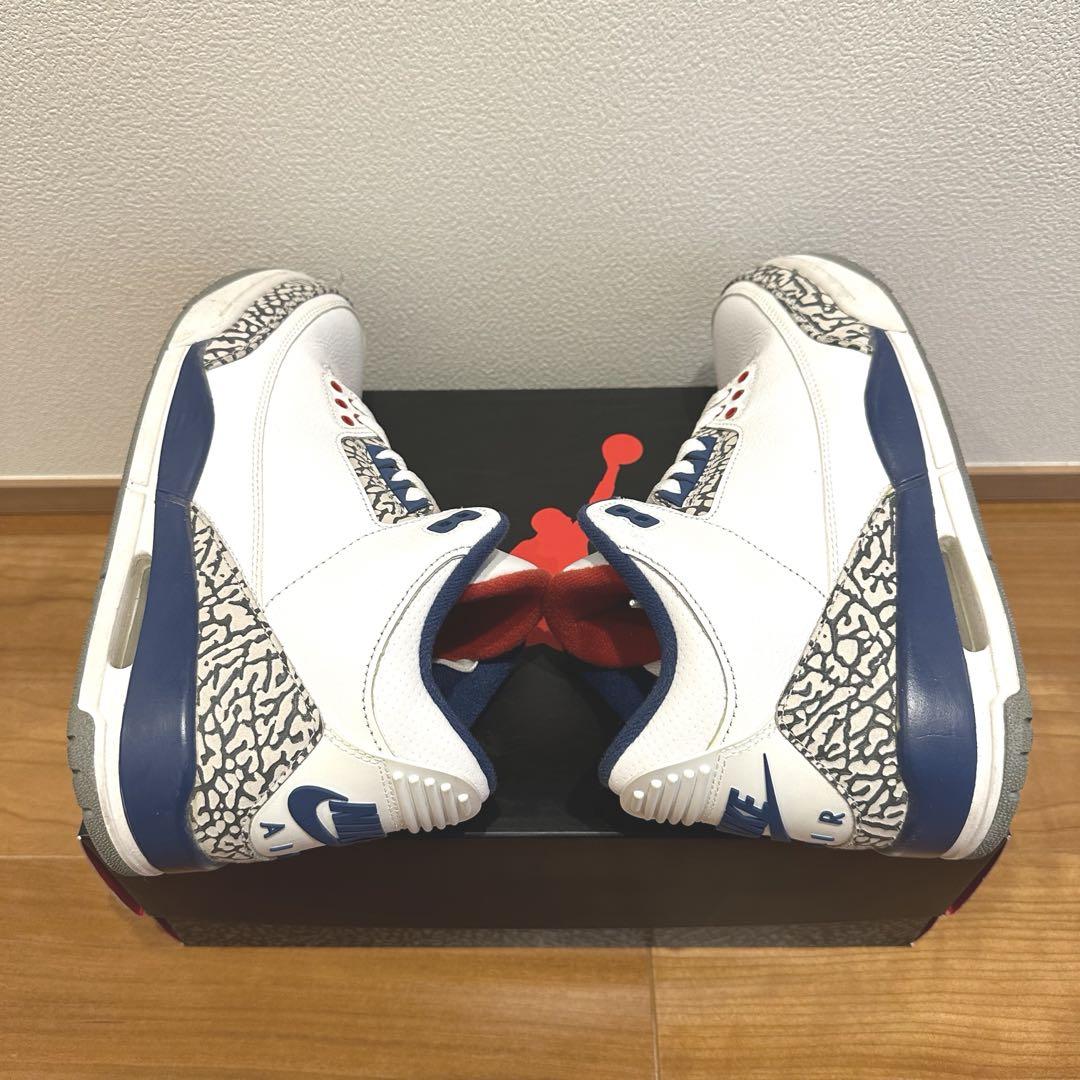 25.5cm■NIKE ナイキ エアジョーダン3 レトロトゥルー ブルー 画像4