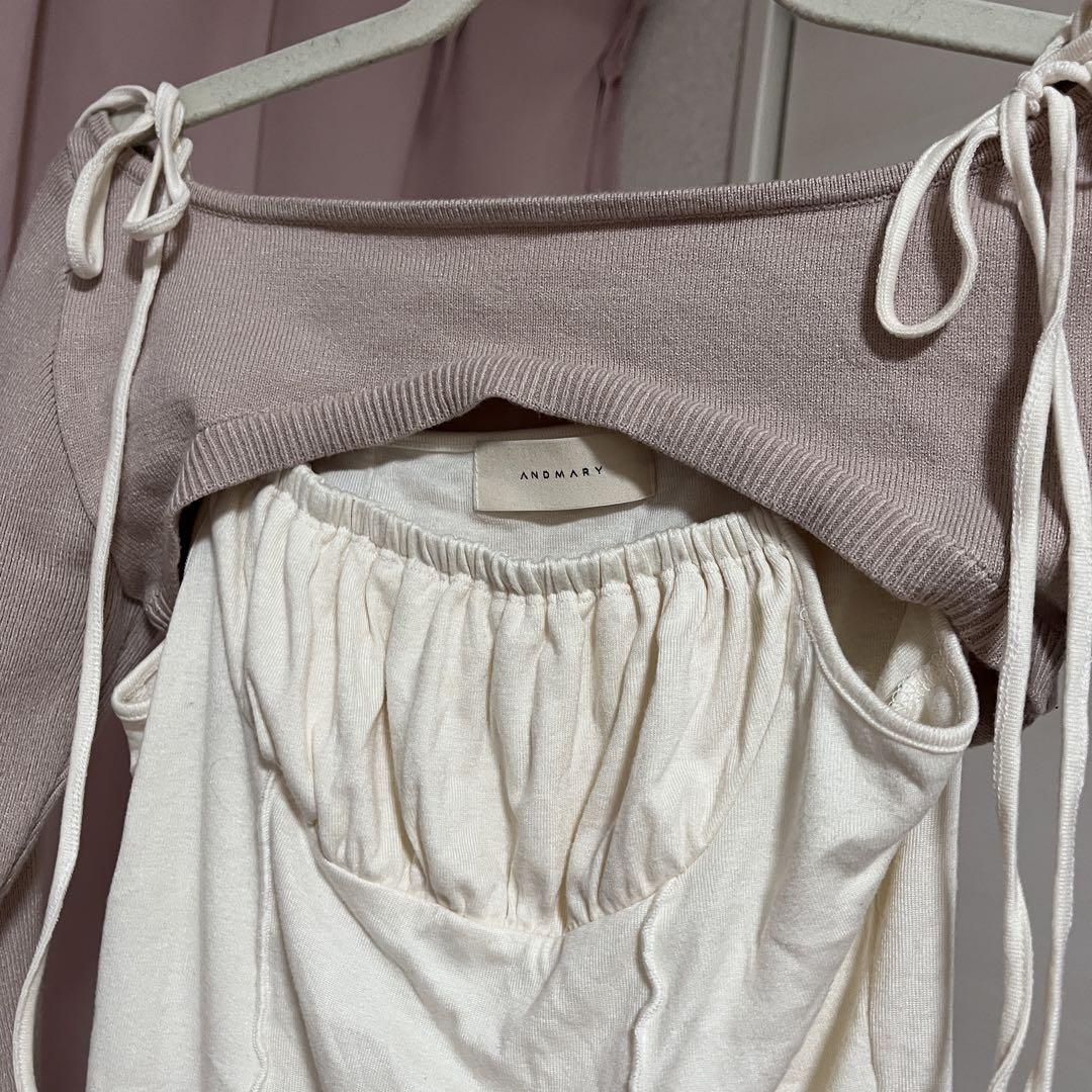 アンドマリー　andmary Sophia layered tops