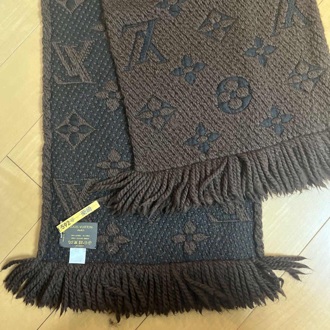らい様へ　　ルイヴィトン  エシャルプロゴマニア　マフラー　マロン　超美品